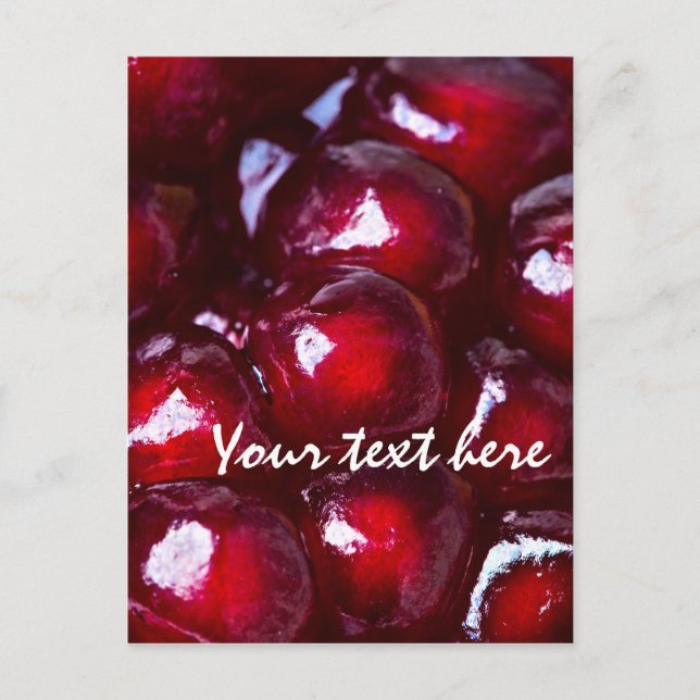 Postal Semillas Red Pomegranate (Anverso)