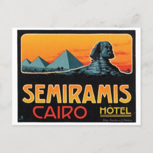 Postal Semiramis Hotel Cairo