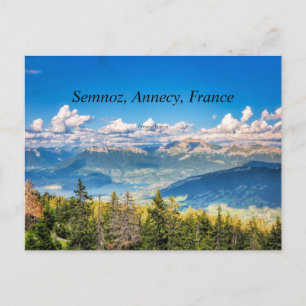 Postal Semnoz, Annecy, Francia fotografía escénica