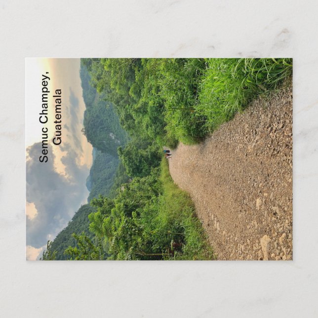 Postal Semuc Champey, Guatemala Postcard (Anverso)