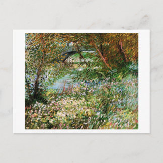 Postal Sena, Pont de Clichy en primavera, Bella Artes Van