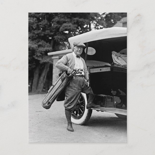 Postal Senador de Golfing, años 20 (Anverso)