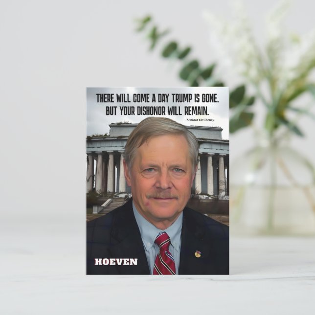 Postal Senador John Hoeven (Anverso de pie)