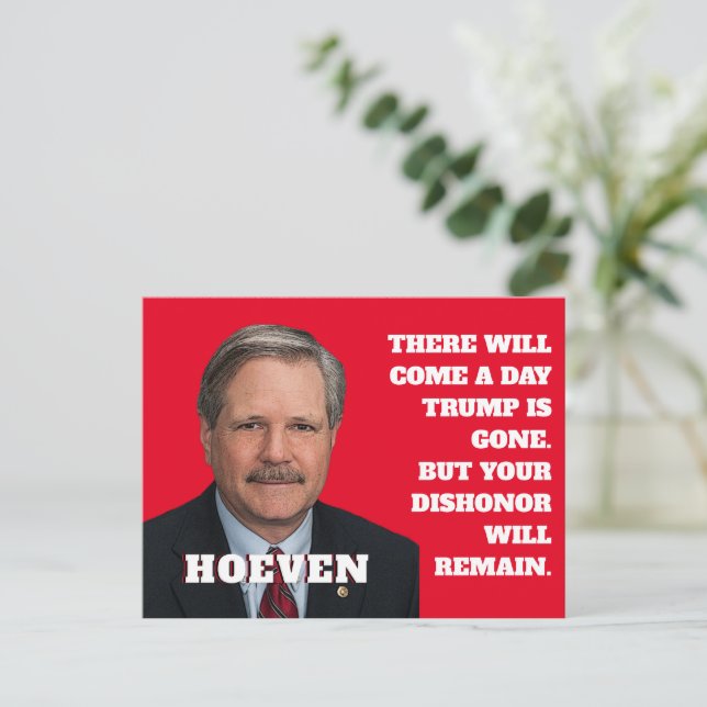 Postal Senador John Hoeven (Anverso de pie)