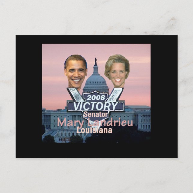 Postal Senador Landrieu Postcard (Anverso)