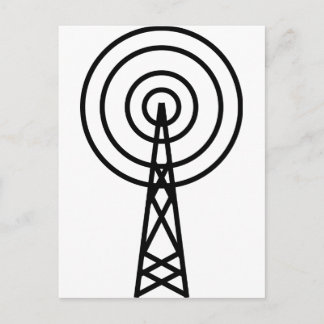 Postal señal aérea de antena