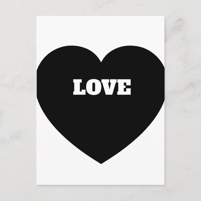 Postal señal de amor (Anverso)