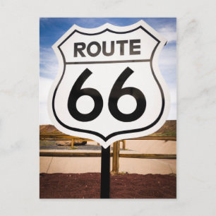 Postal señal de carretera Ruta 66, Arizona