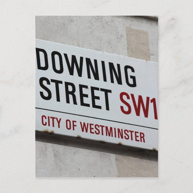 Postal señal de Downing Street (Anverso)