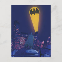 Señal de murciélago sobre Gotham