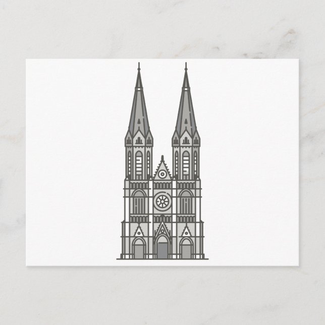 Postal Señal holandesa del mundo de Tilburg del kerk de (Anverso)
