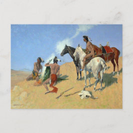 Postal Señales de humo indias