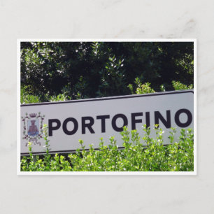 Postal señalización portofino