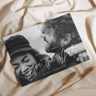 Postal Sencilla elegancia guión de presupuesto Foto Guard