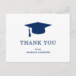 Postal Sencilla Junta de Mortero Azul de la Marina Gradua