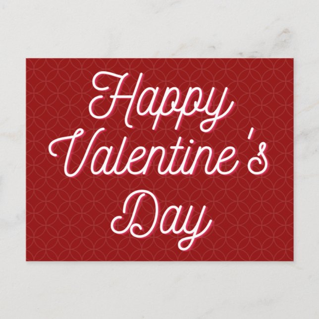 Postal Sencilla San Valentín Platónico (Anverso)