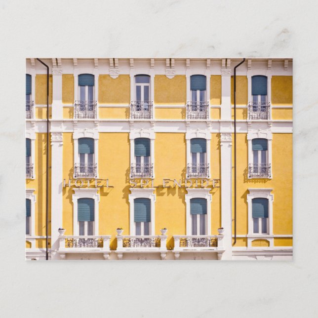 Postal Sencillo patrón amarillo colorido de Windows (Anverso)