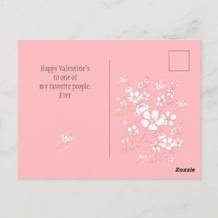 Postal Sencillo y elegante Día de San Valentín, buenos am