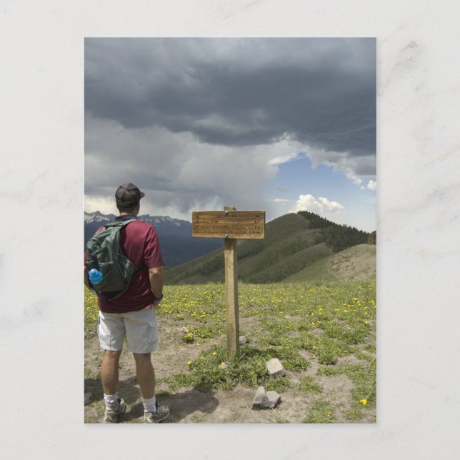 Postal senda de balbuceo (Anverso)