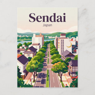 Postal Sendai, Japón