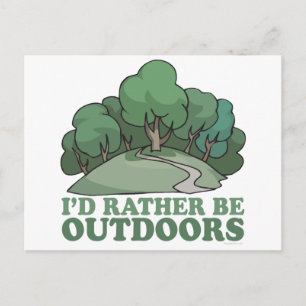 Postal Senderismo, camping, senderismo, escalada al aire 