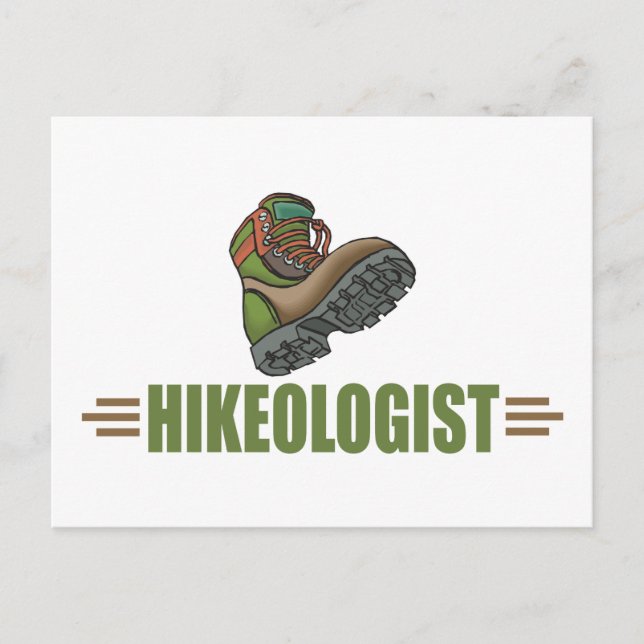 Postal Senderismo cómico (Anverso)