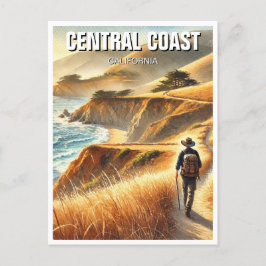 Postal Senderismo de la Costa Central de California