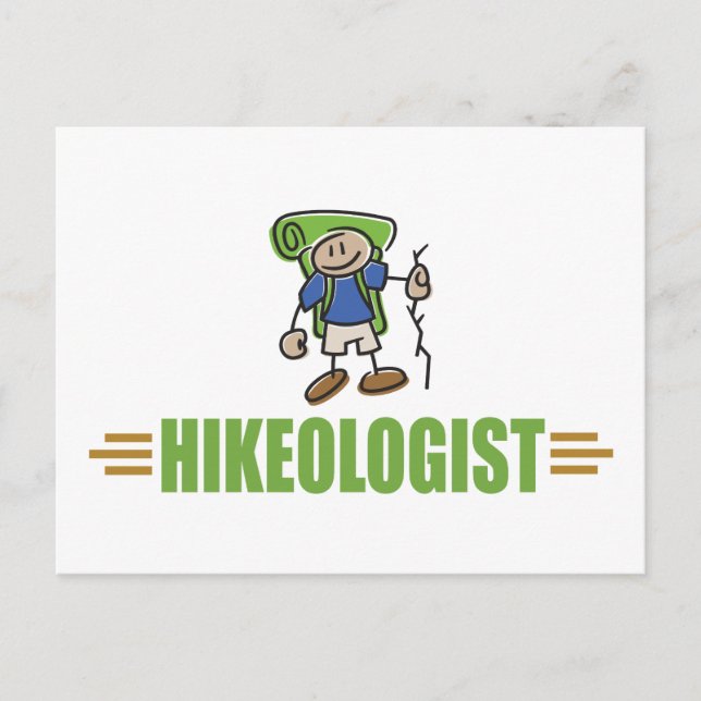 Postal Senderismo divertido (Anverso)