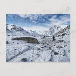 Postal Senderismo en las montañas Snowy & Icy (Himalayas)