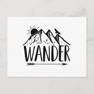 Postal Senderismo   Ideas de regalo de Wanderer Berge Ber