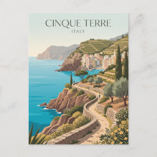 Postal Sendero Costero Cinque Terre Italia