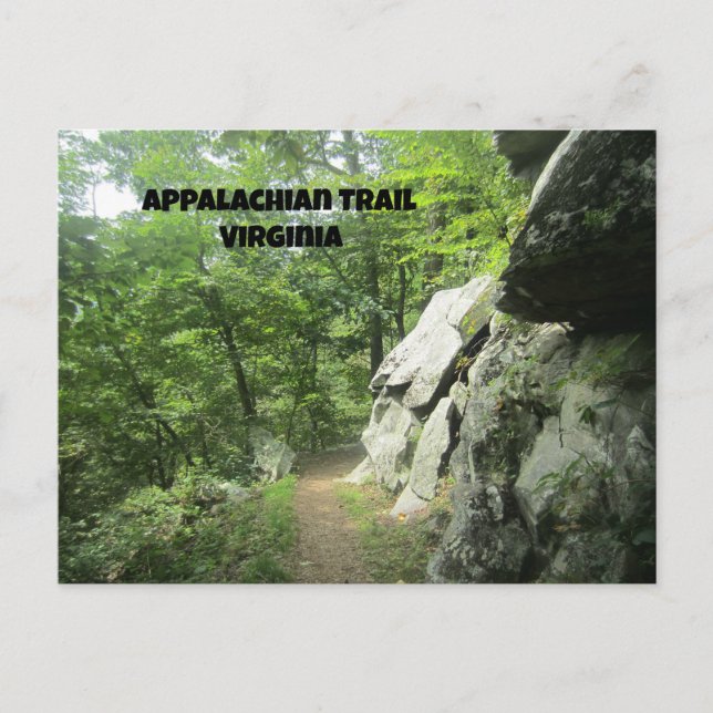 Postal Sendero de Apalaches, Virginia (Anverso)