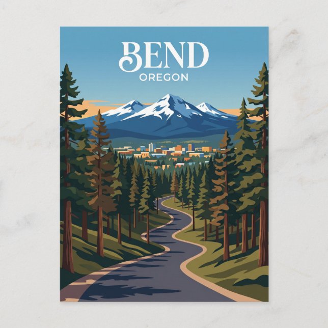 Postal Sendero de los Lagos Cascade USA (Anverso)