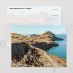 Postal Sendero de Ponta de São Lourenço Madeira