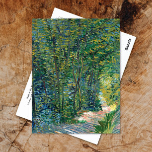 Postal Sendero en Woods Vincent van Gogh