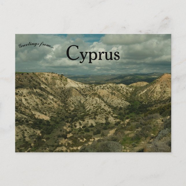 Postal Sendero Genesis Afrodita Pissouri Chipre (Anverso)