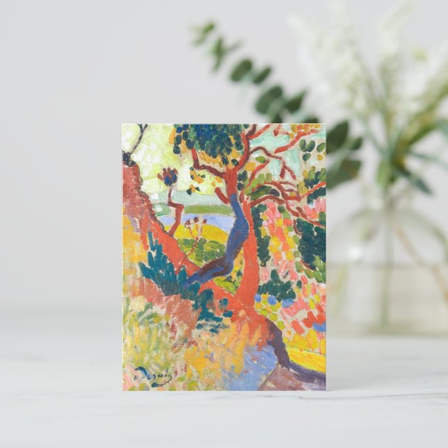 Postal Sendero hundido, L'Estaque | Andre Derain | (Anverso de pie)