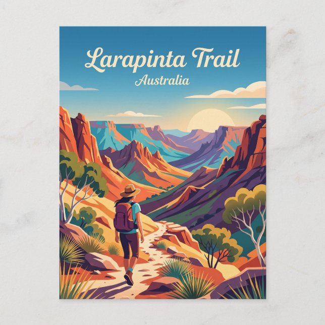 Postal Sendero Larapinta Australia (Anverso)