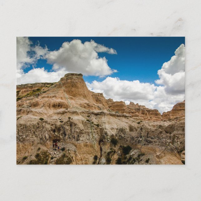Postal Sendero Notch, Parque Nacional Badlands, Dakota de (Anverso)