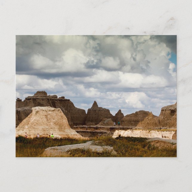 Postal Sendero Notch, Parque Nacional Badlands, Dakota de (Anverso)