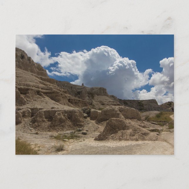 Postal Sendero Notch, Parque Nacional Badlands, Dakota de (Anverso)
