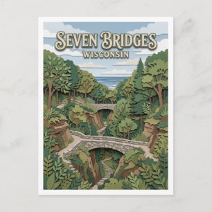 Postal Sendero Seven Bridges South Milwaukee Wisconsin