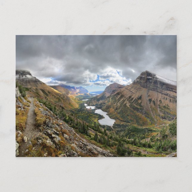 Postal Sendero Swiftcurry 4 - Parque Nacional Glaciar (Anverso)