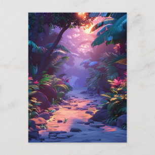Postal Sendero Tropical Hawaiano