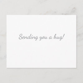 Postal Sending You a Hug Postcard – Art Back