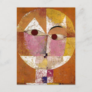 Postal Senecio (Baldgreis) (1922) de Paul Klee