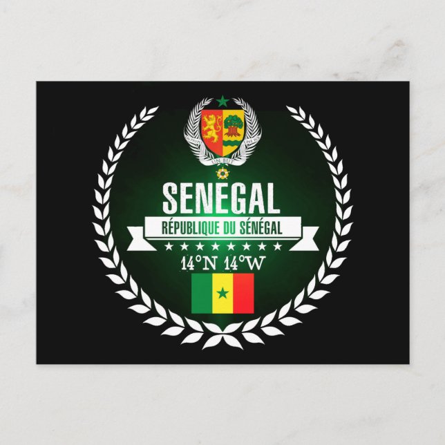 Postal Senegal (Anverso)