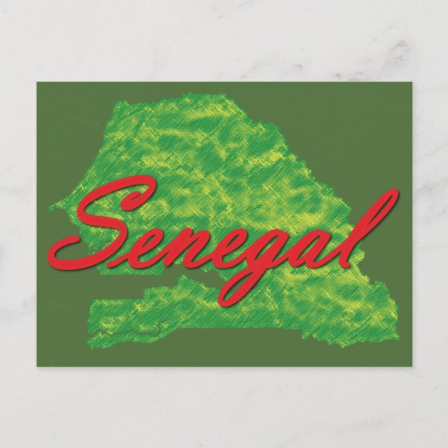 Postal Senegal (Anverso)