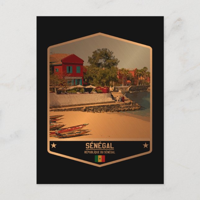 Postal Senegal (Anverso)