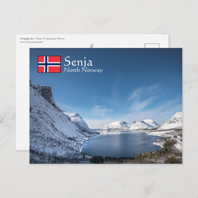 Postal Senja Noruega (Anverso / Reverso)